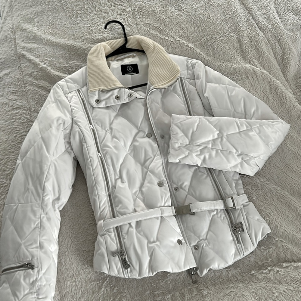 Bogner Thylmann Women’s Size 36 US 6 White skit jacket